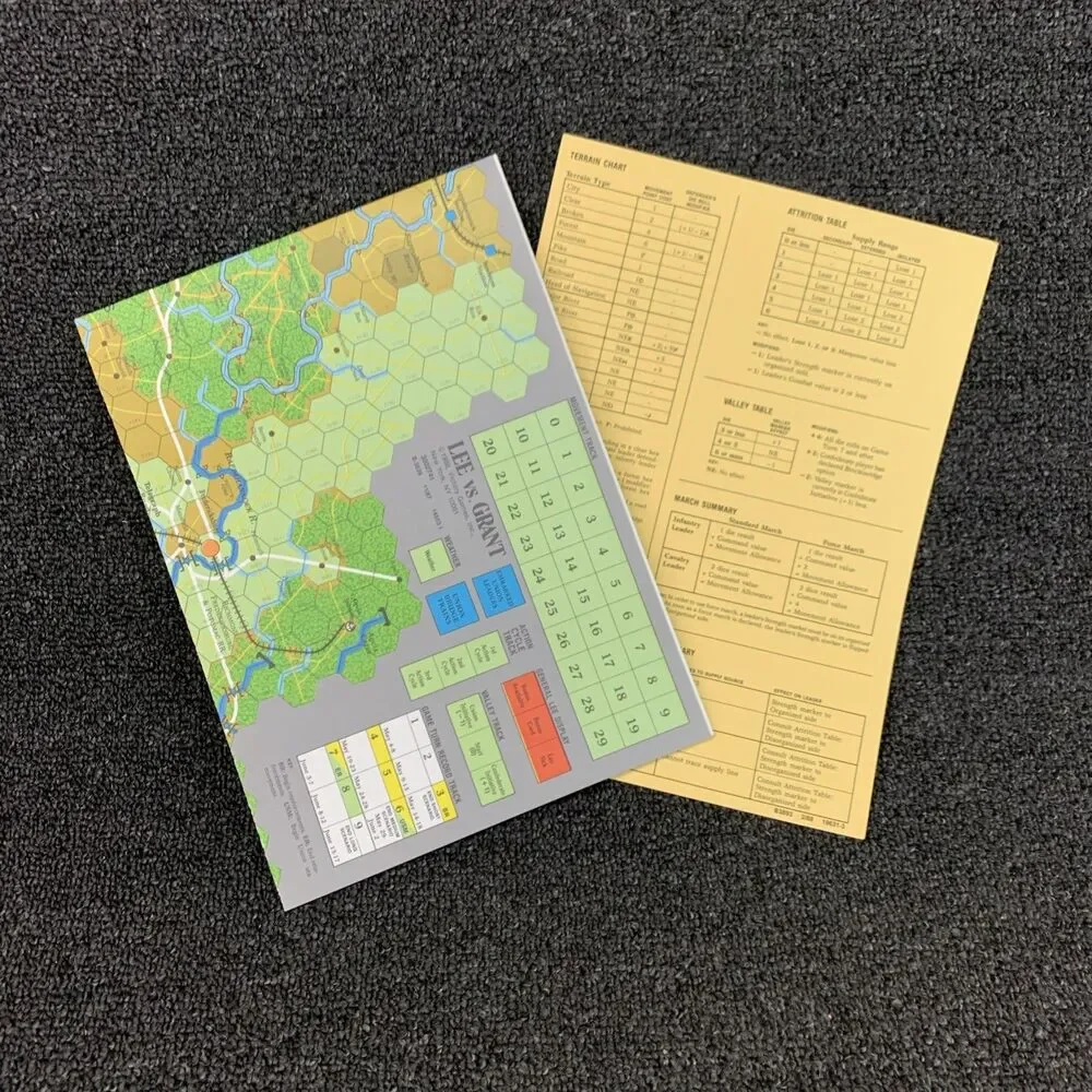 Lee vs. Grant: The Wilderness Campaign of 1864 (1988) Victory Games War Game